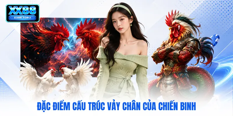 Đặc điểm cấu trúc vảy chân của chiến binh 