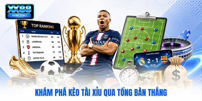 Khám phá kèo tài xỉu qua tổng bàn thắng